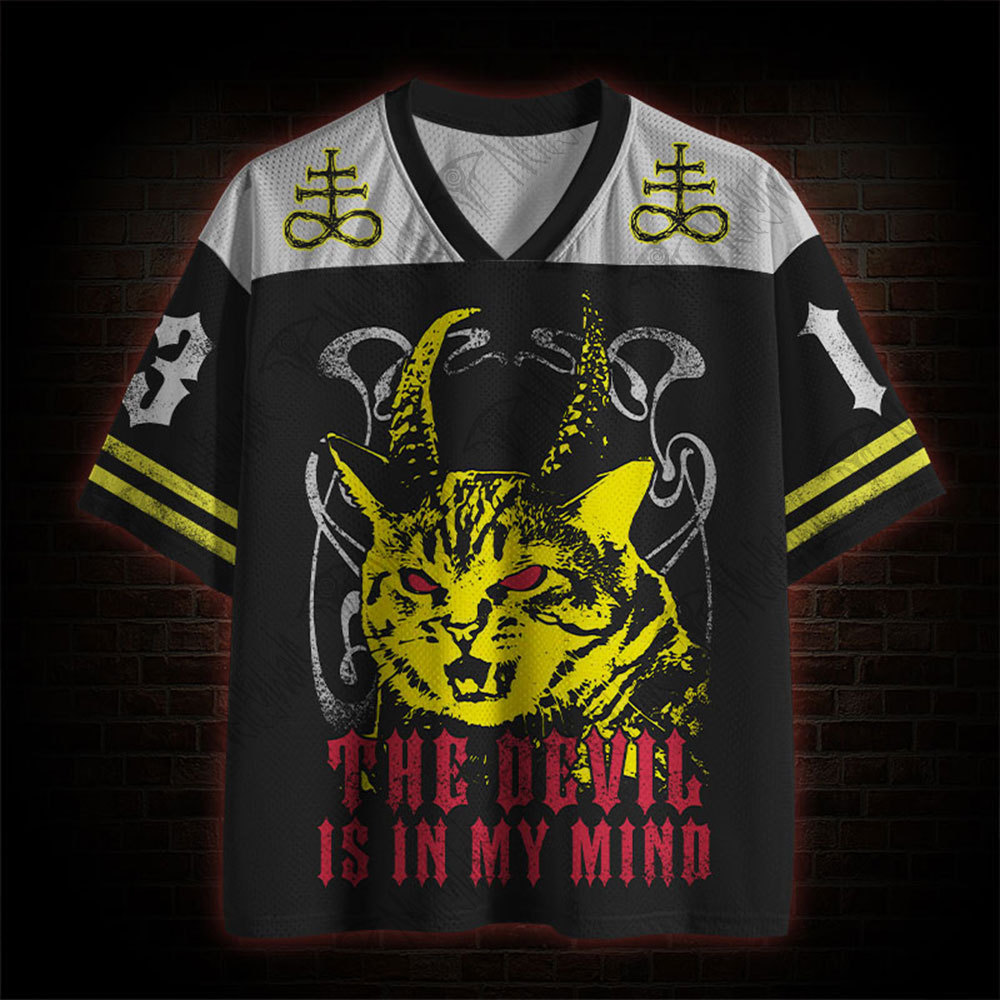 The Devil is in My Mind Mesh Jersey