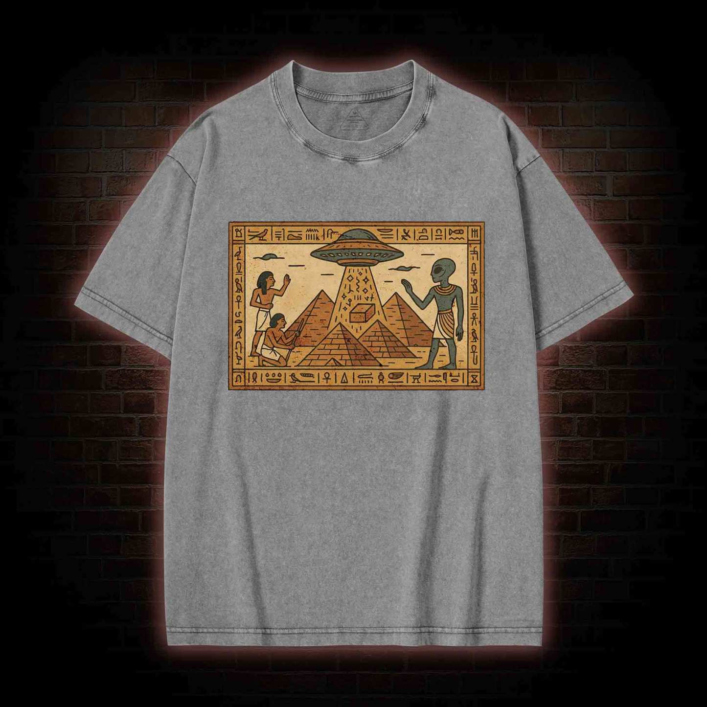 Ancient Aliens Washed T-shirt