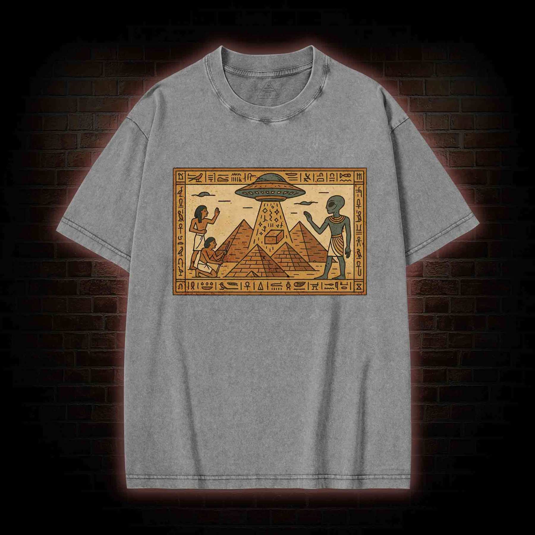 Ancient Aliens Washed T-shirt