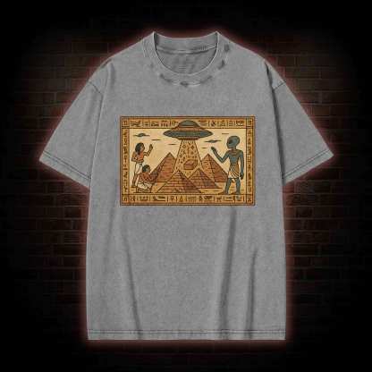 Ancient Aliens Washed T-shirt