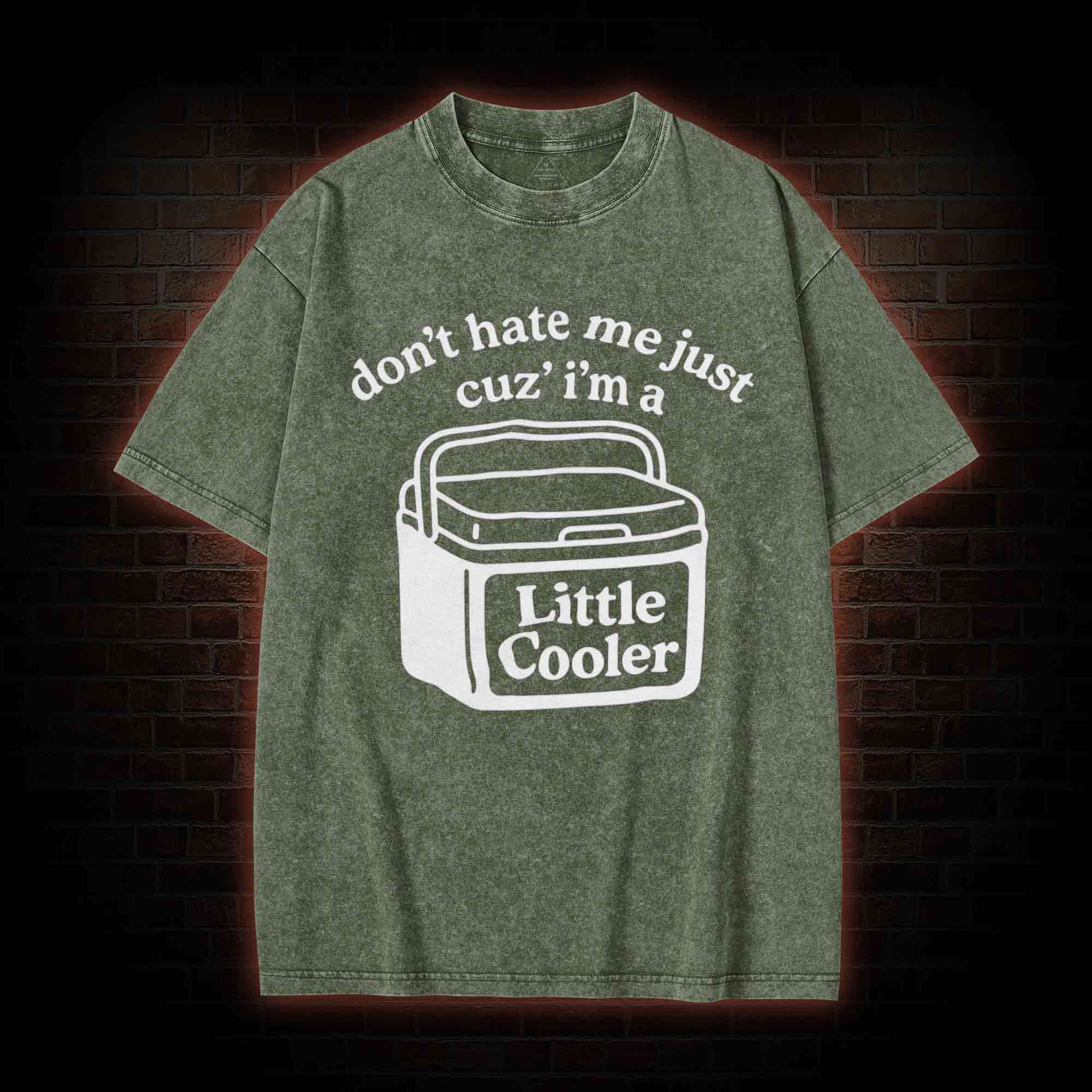 Don't Hate Me Cuz I'm a Little Cooler Washed T-shirt
