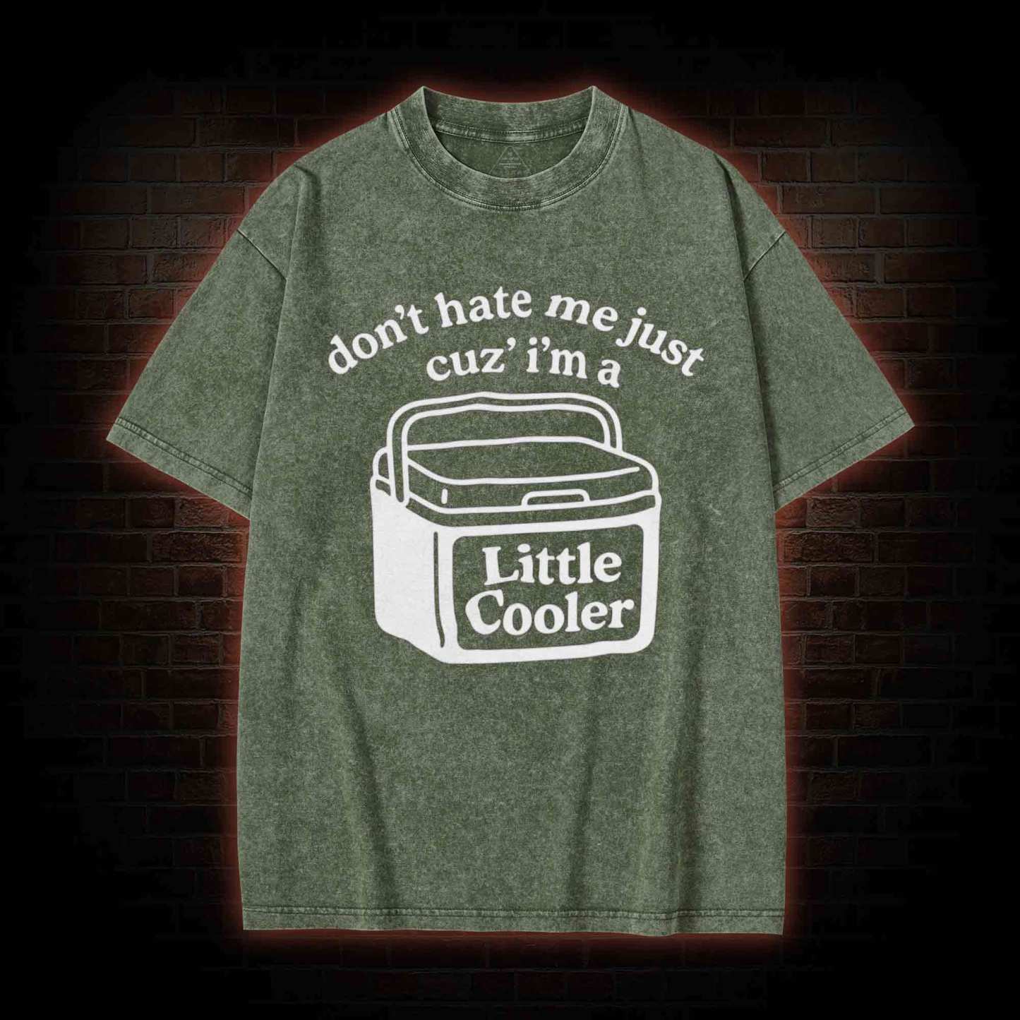 Don't Hate Me Cuz I'm a Little Cooler Washed T-shirt
