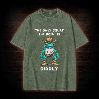 Cowboy Frog Washed T-shirt