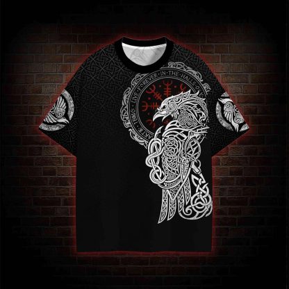 Odin Raven All Over Print T-shirt