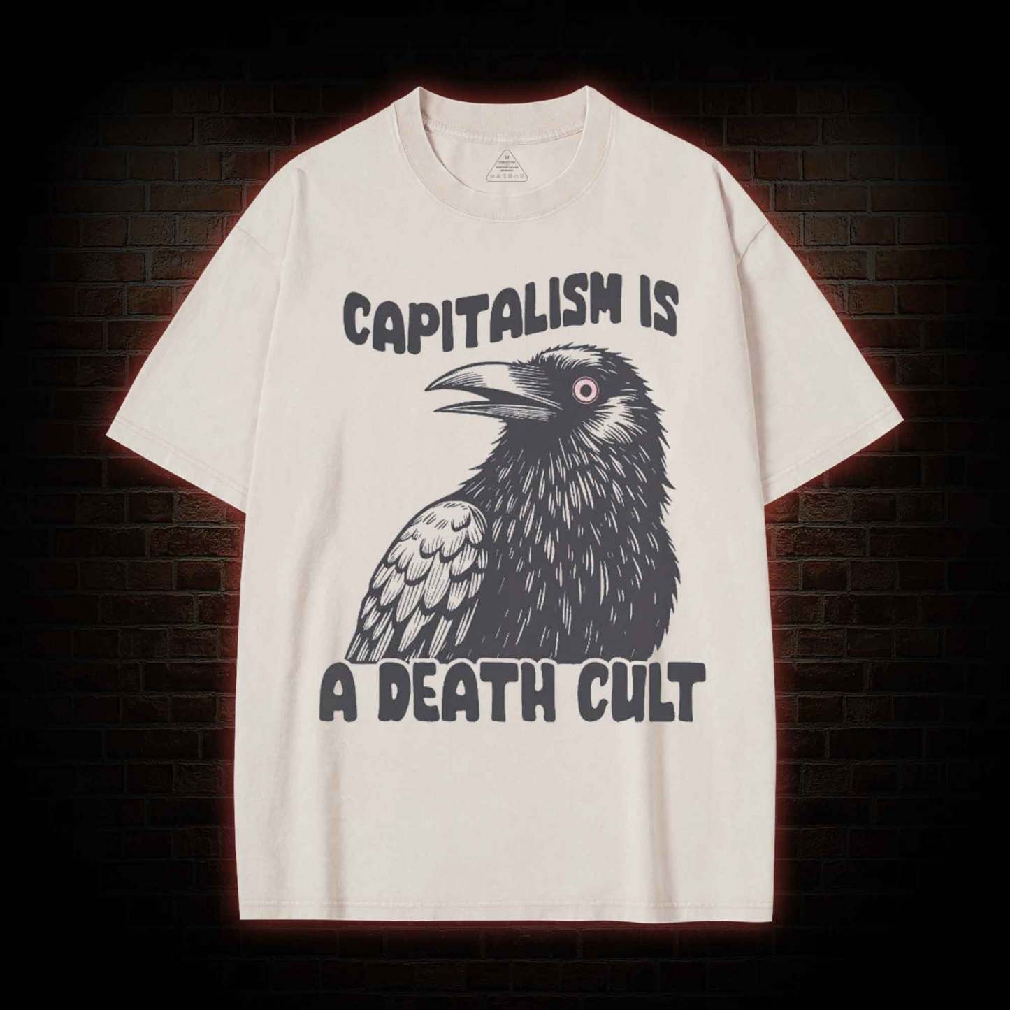 Vintage Capitalism is A Death Cult Washed T-shirt