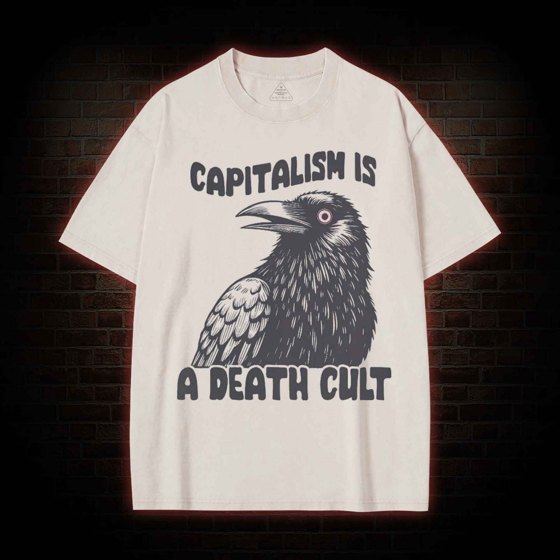Vintage Capitalism is A Death Cult Washed T-shirt