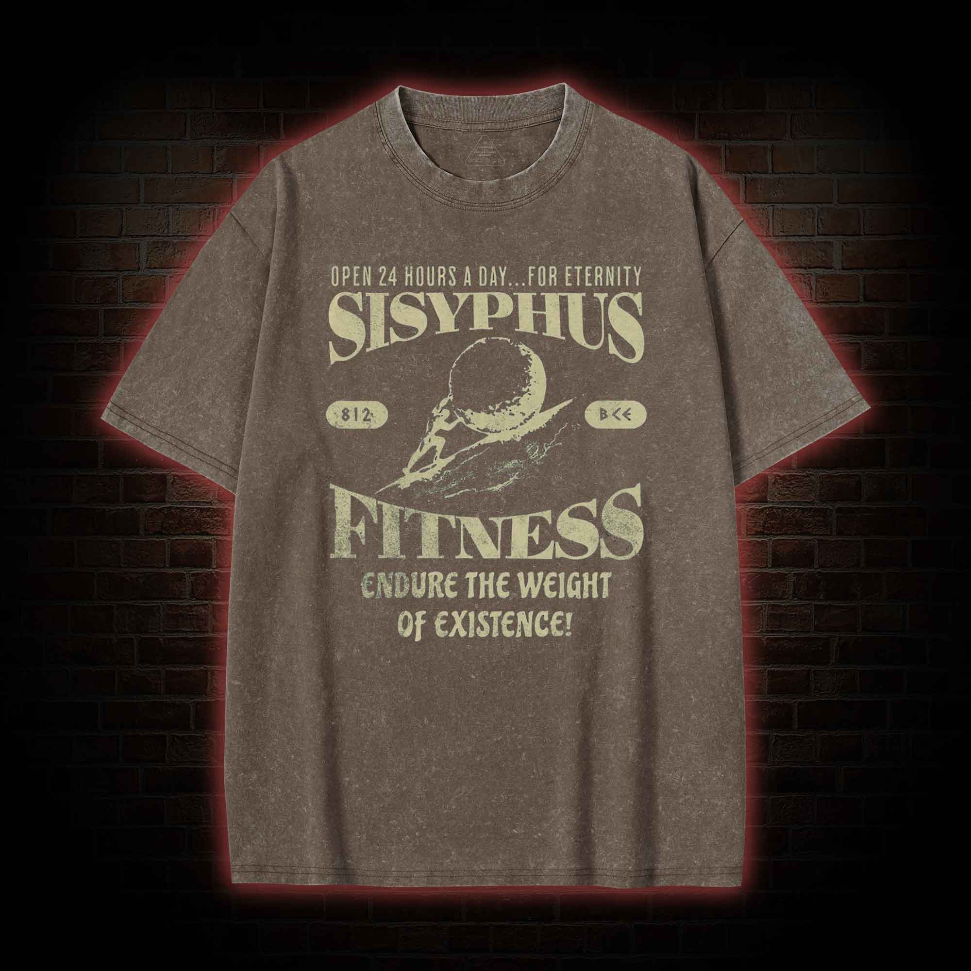 Sisyphus Fitness Washed T-shirt