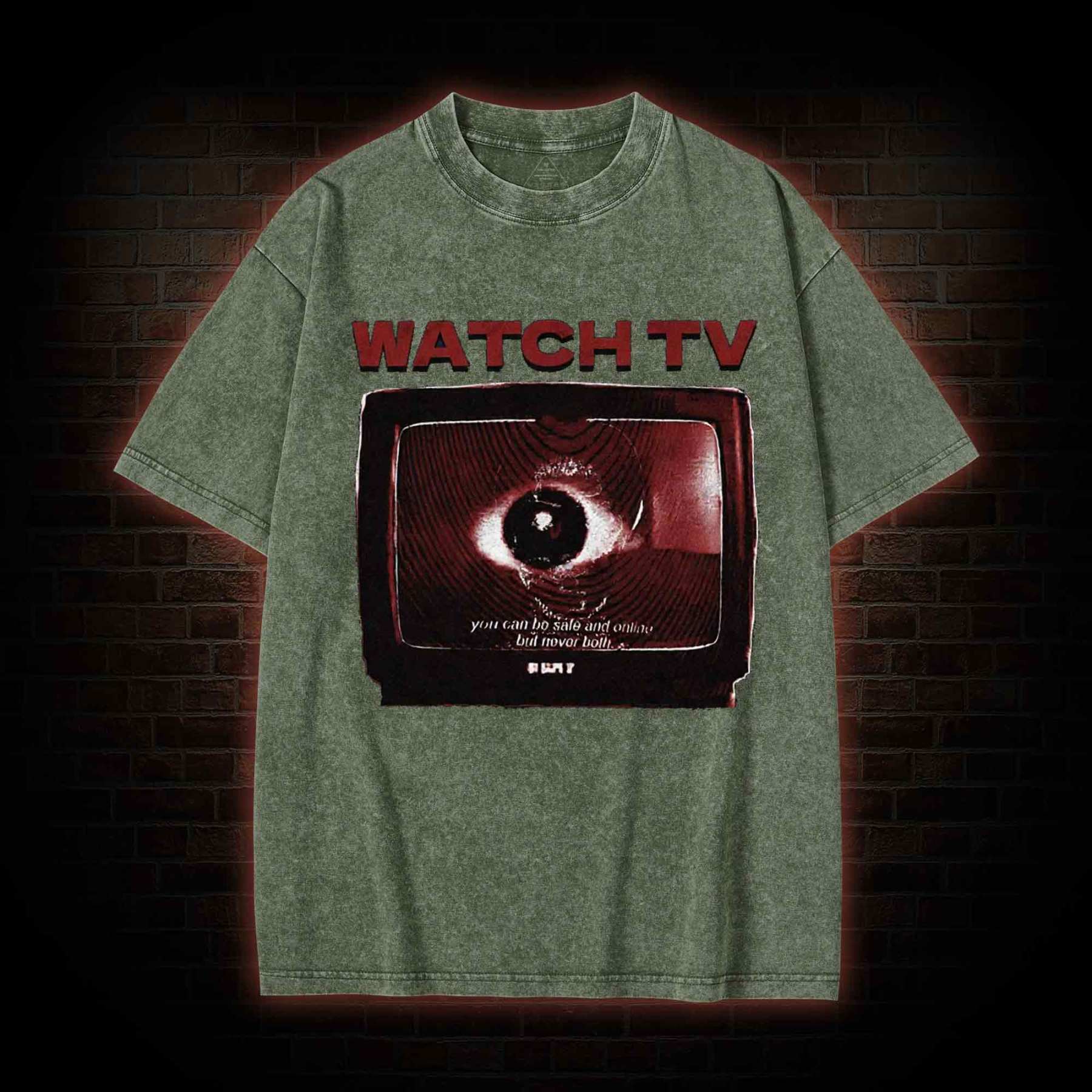 You Can be Safe & Online But Never Both Washed T-shirt