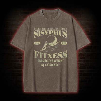 Sisyphus Fitness Washed T-shirt