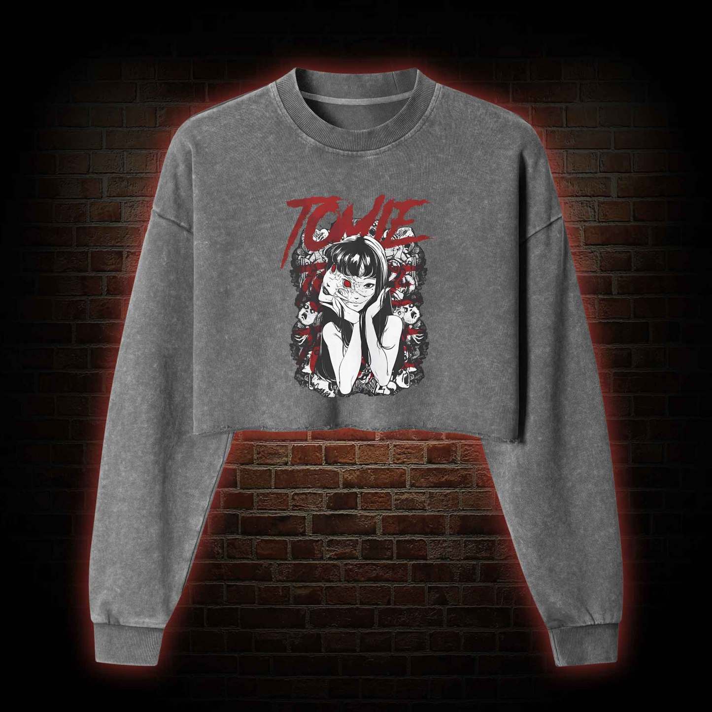 Regeneration Girl Washed Cropped Sweatshirts
