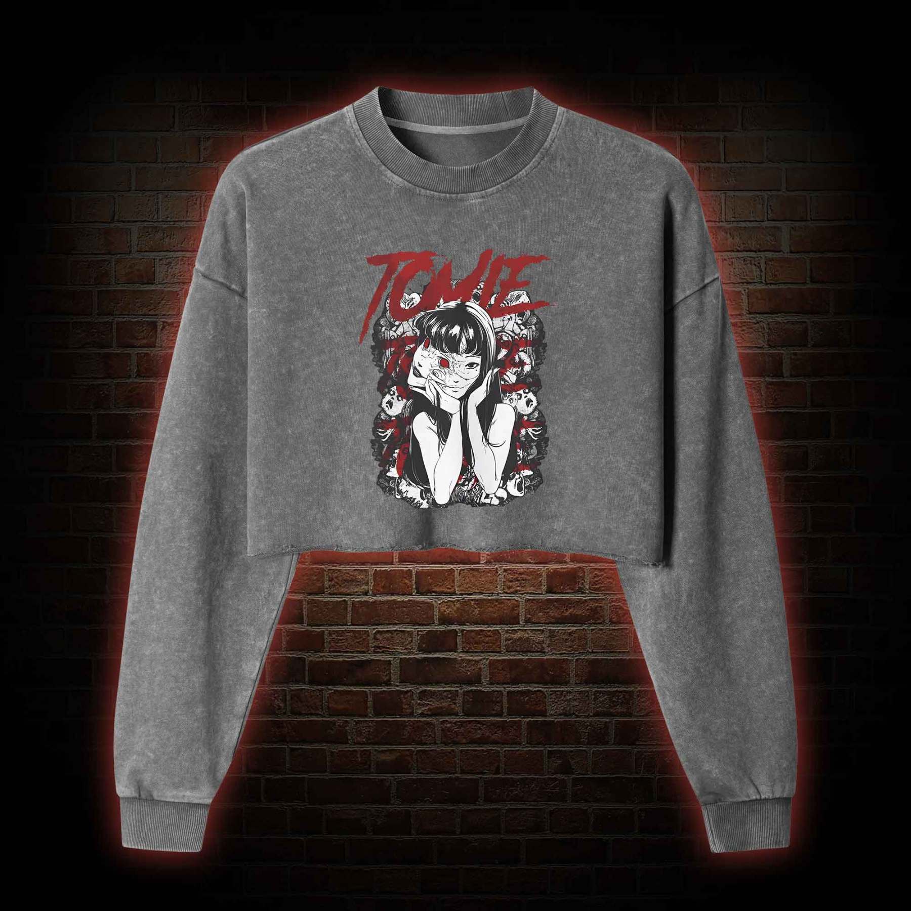 Regeneration Girl Washed Cropped Sweatshirts
