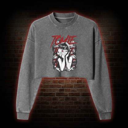 Regeneration Girl Washed Cropped Sweatshirts