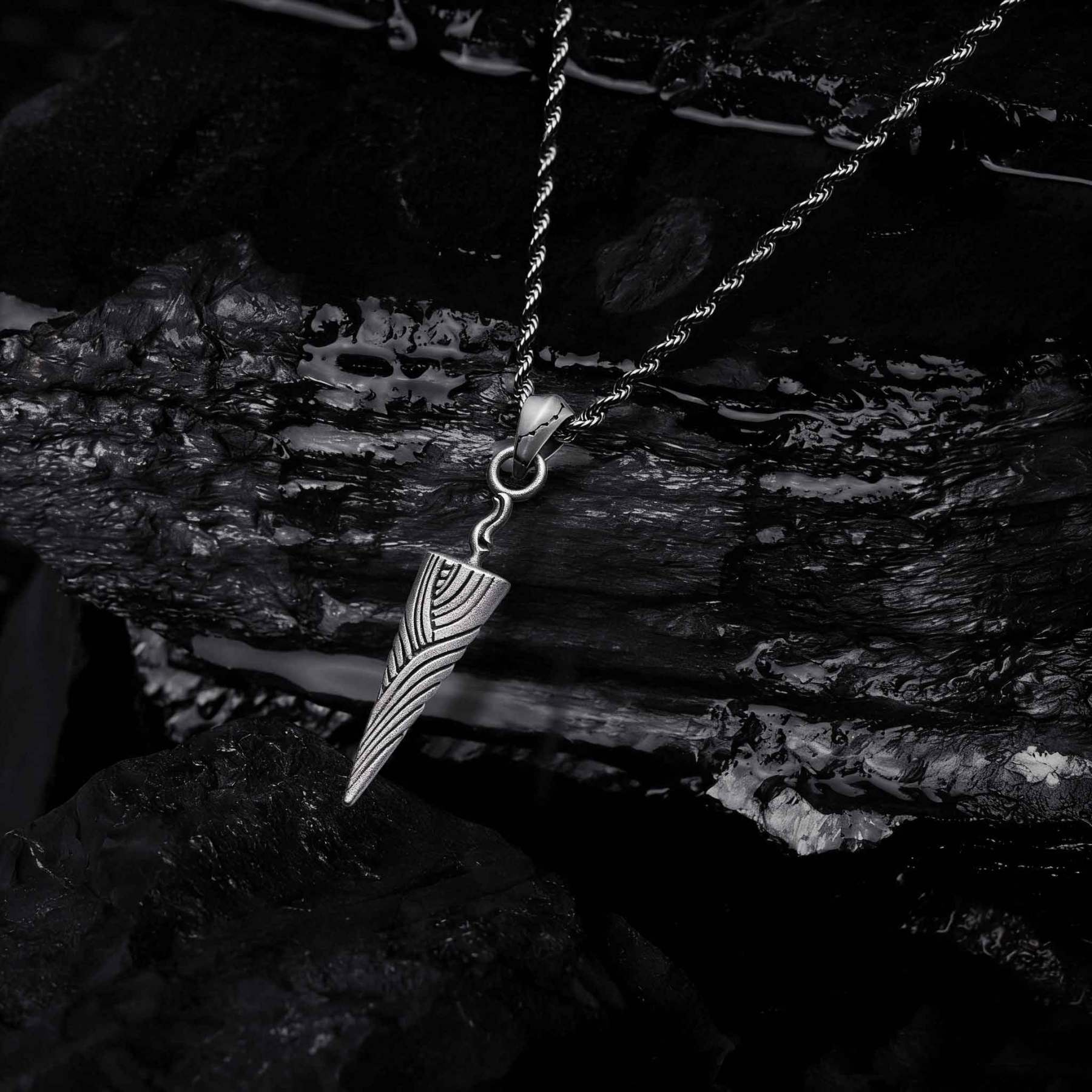 Bone Nail Sculptural Necklace