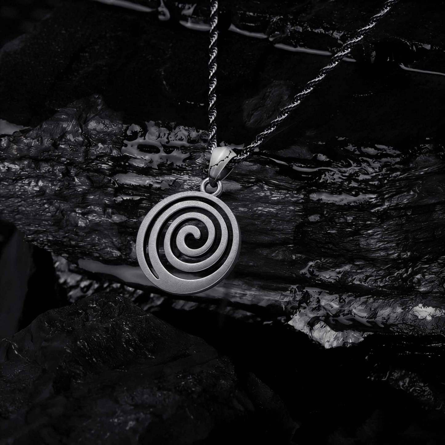 Spiral Sculptural Necklace