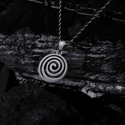 Spiral Sculptural Necklace
