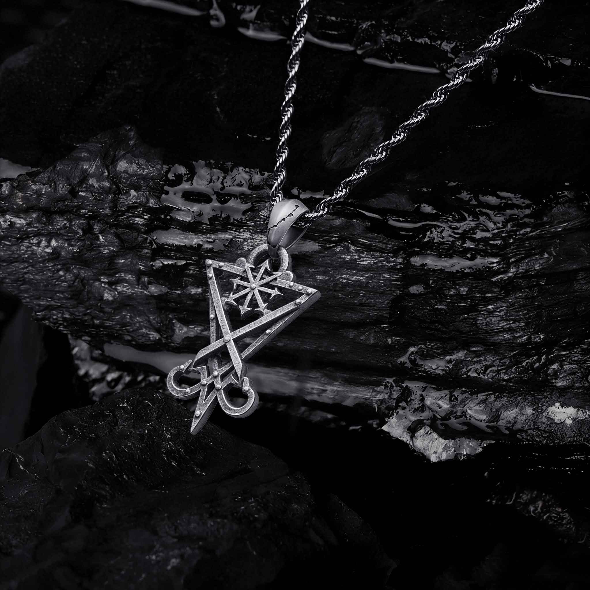 Lucifer Seal Sculptural Necklace