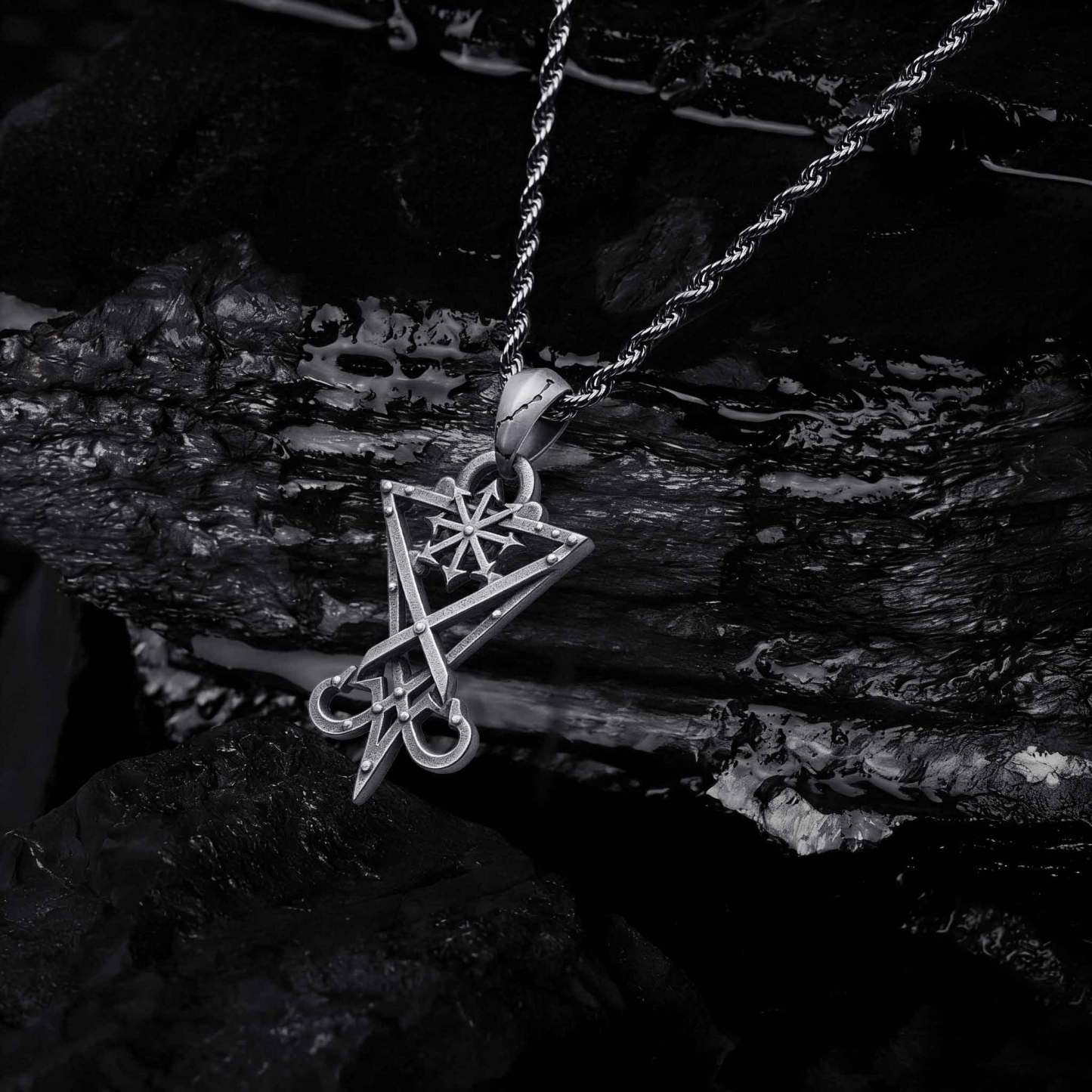 Lucifer Seal Sculptural Necklace
