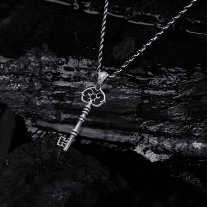 Key Sculptural Necklace