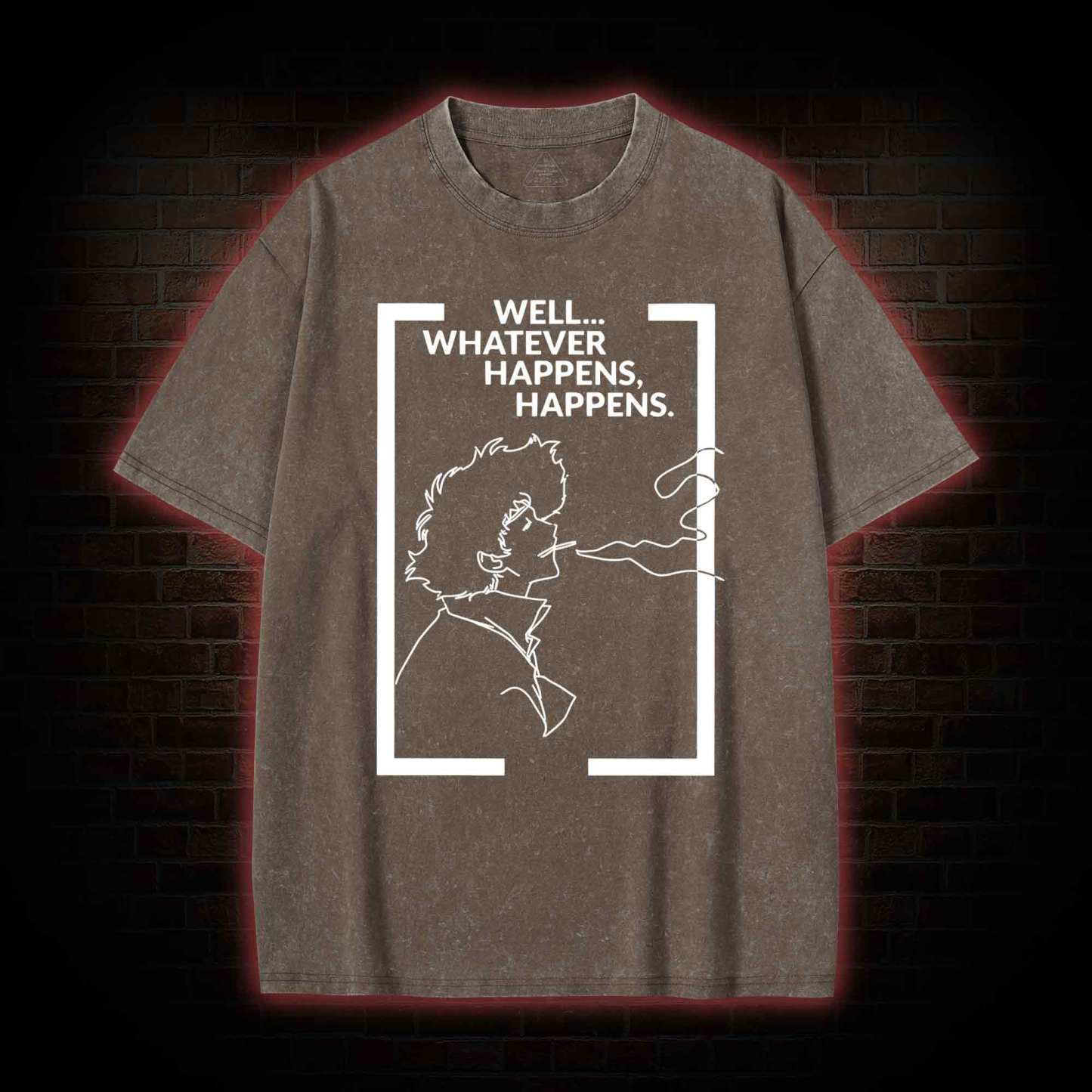 Whatever Happens Happens Washed T-shirt