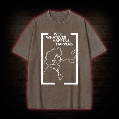 Whatever Happens Happens Washed T-shirt