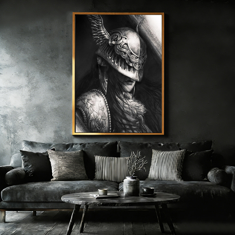 Goddess of Rot Framed Canvas Print