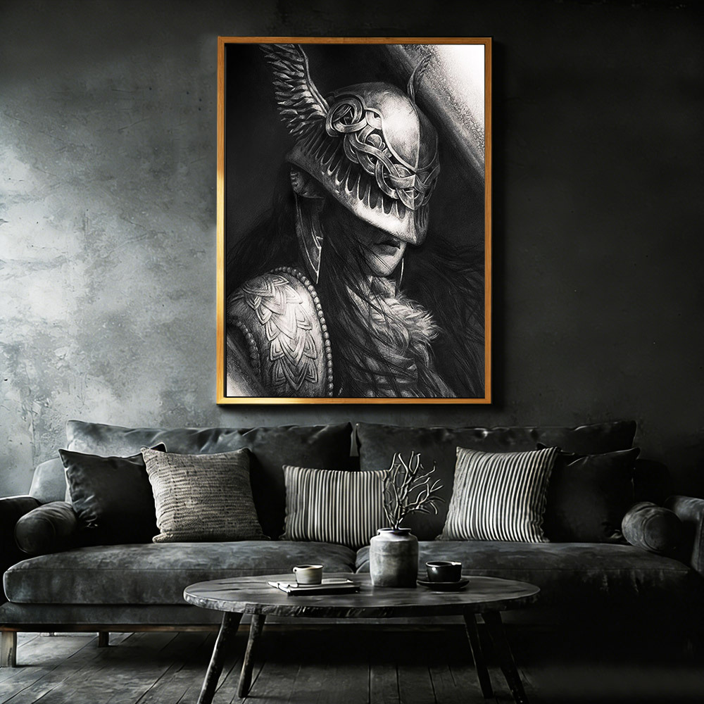 Goddess of Rot Framed Canvas Print
