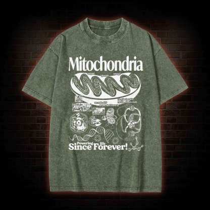Mitochondria Vintage Washed T-shirt