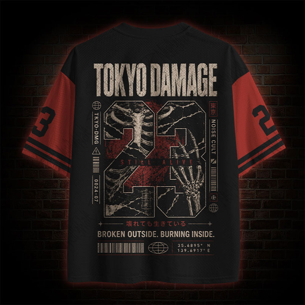 Broken Outside Mesh Jersey