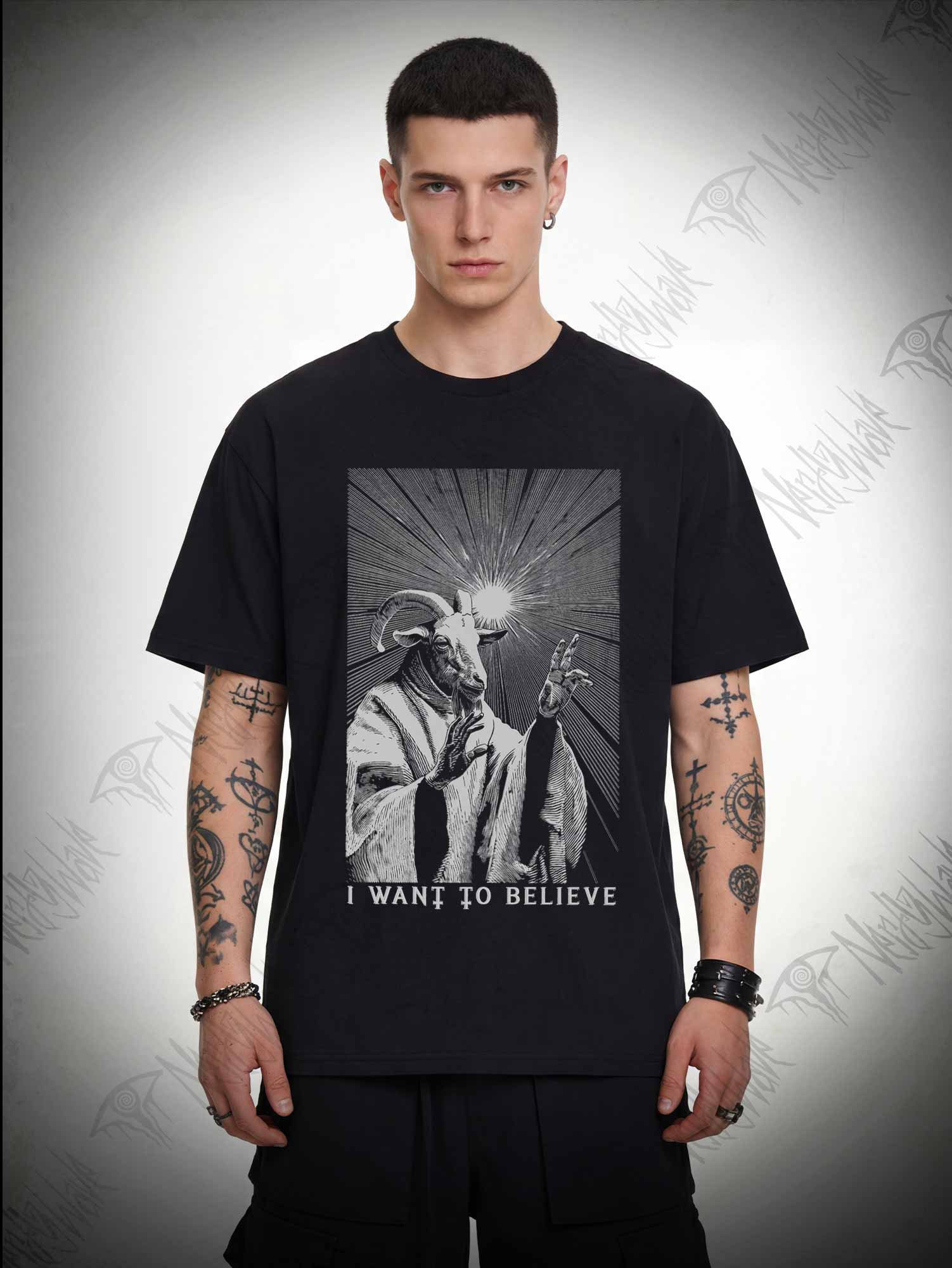 I Want to Believe Goat T-shirt