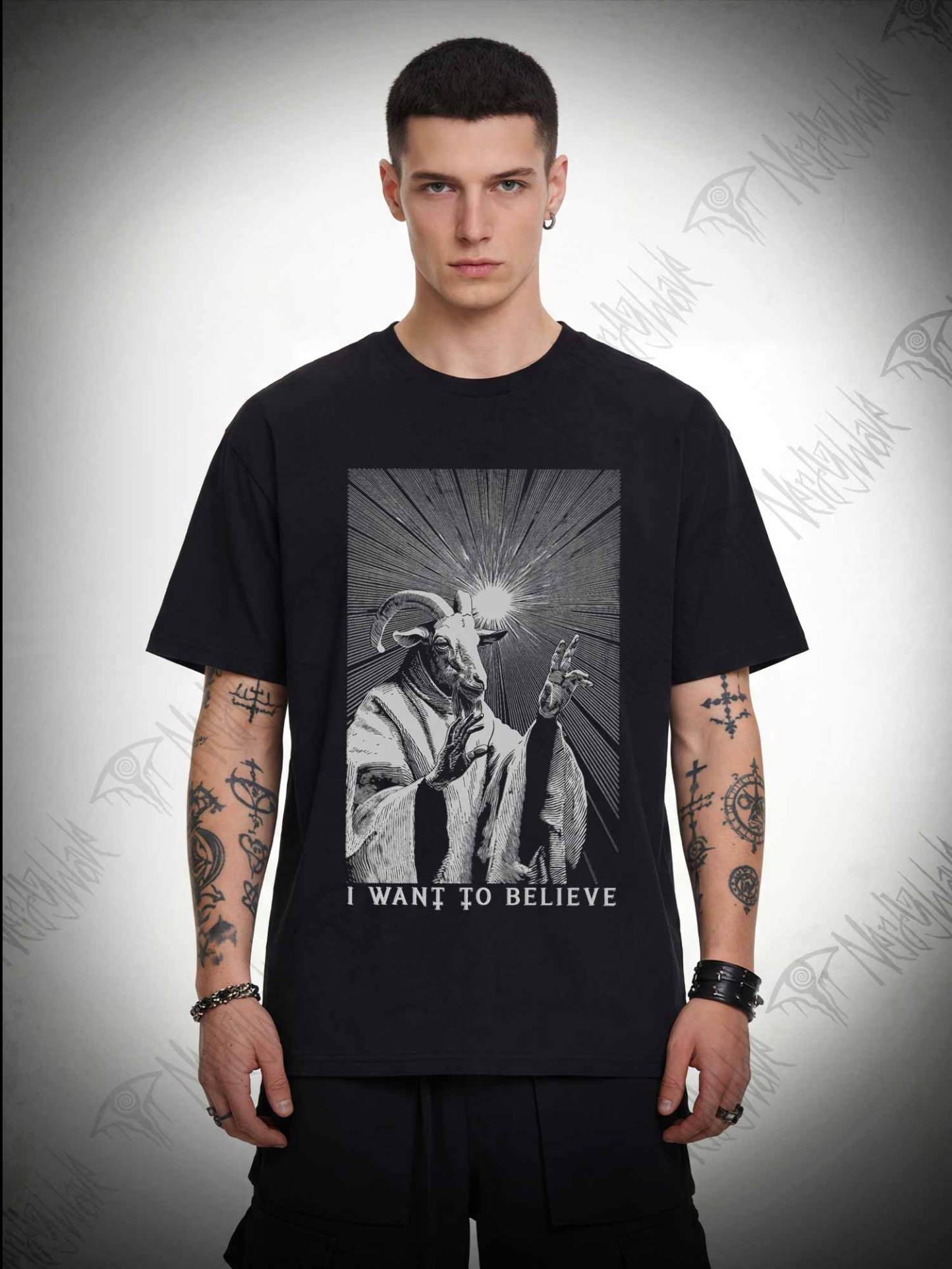 I Want to Believe Goat T-shirt