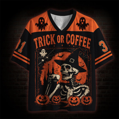 Trick or Coffee Mesh Jersey