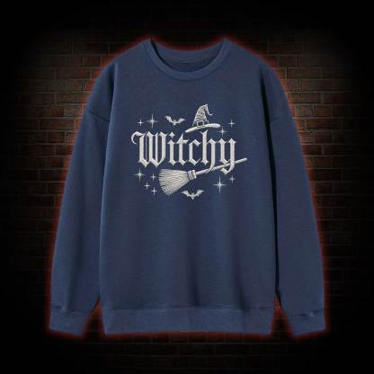 Witchy Embroidered Sweatshirt