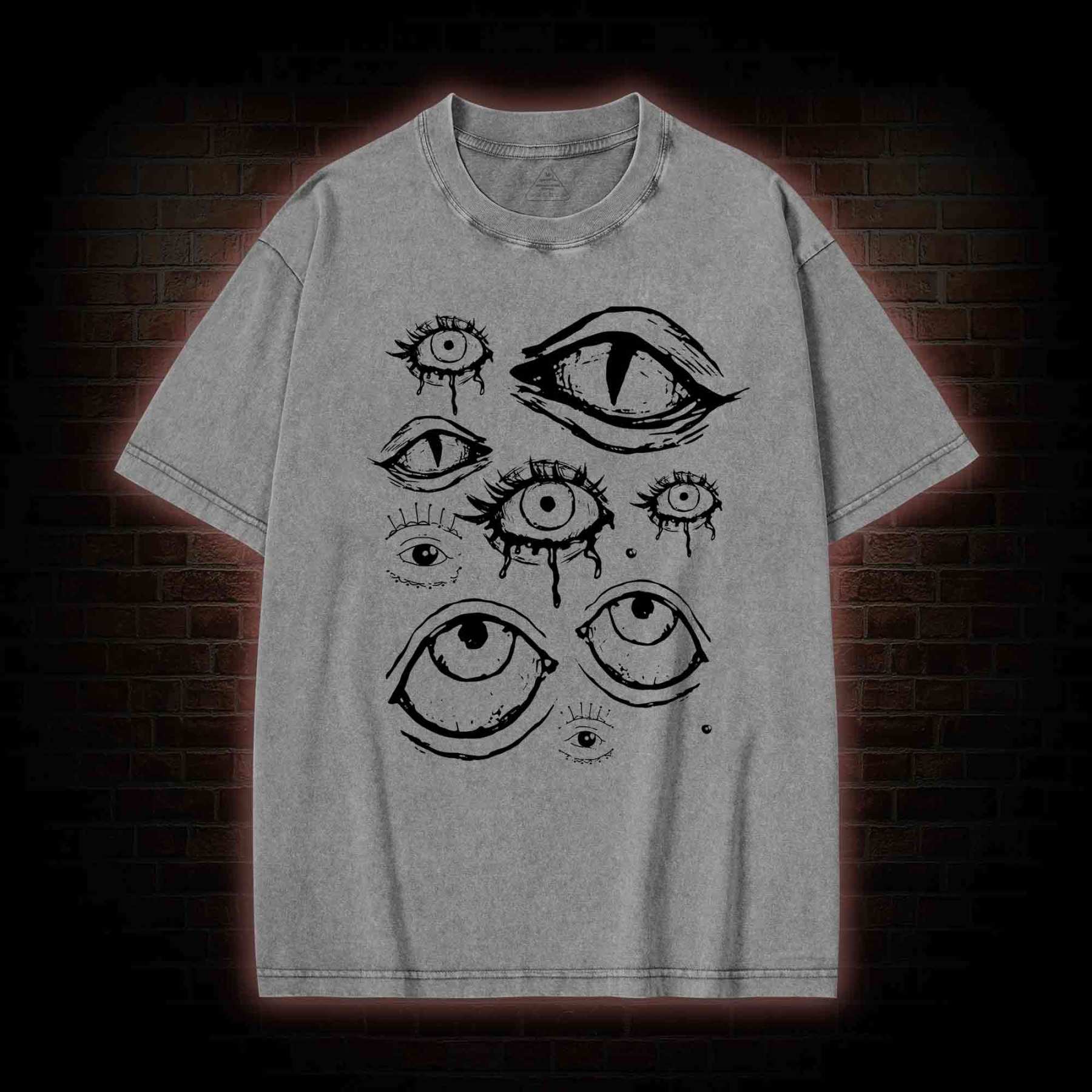 Grunge Eye Washed T-shirt
