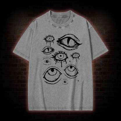 Grunge Eye Washed T-shirt
