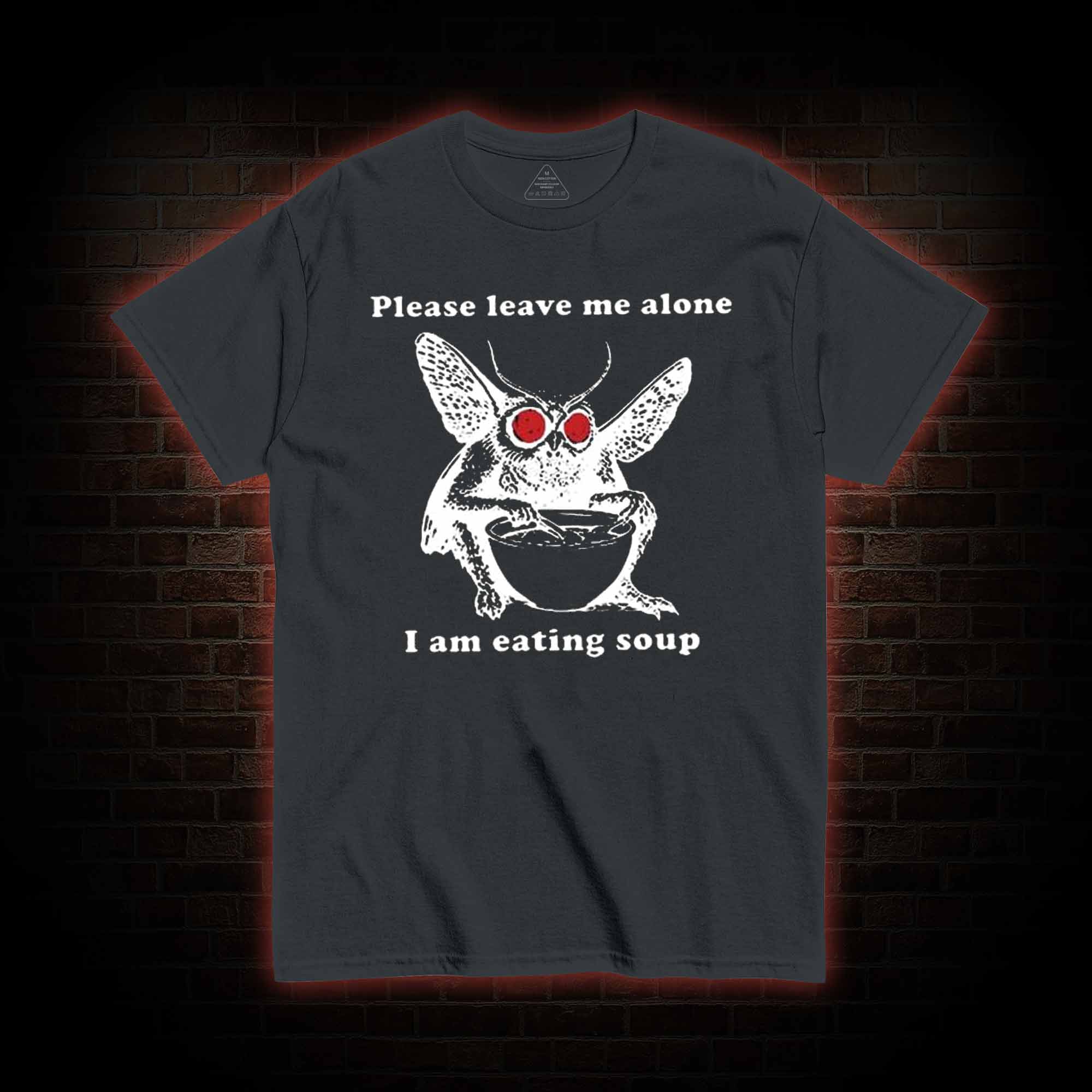 Mothman Eating Soup T-shirt 