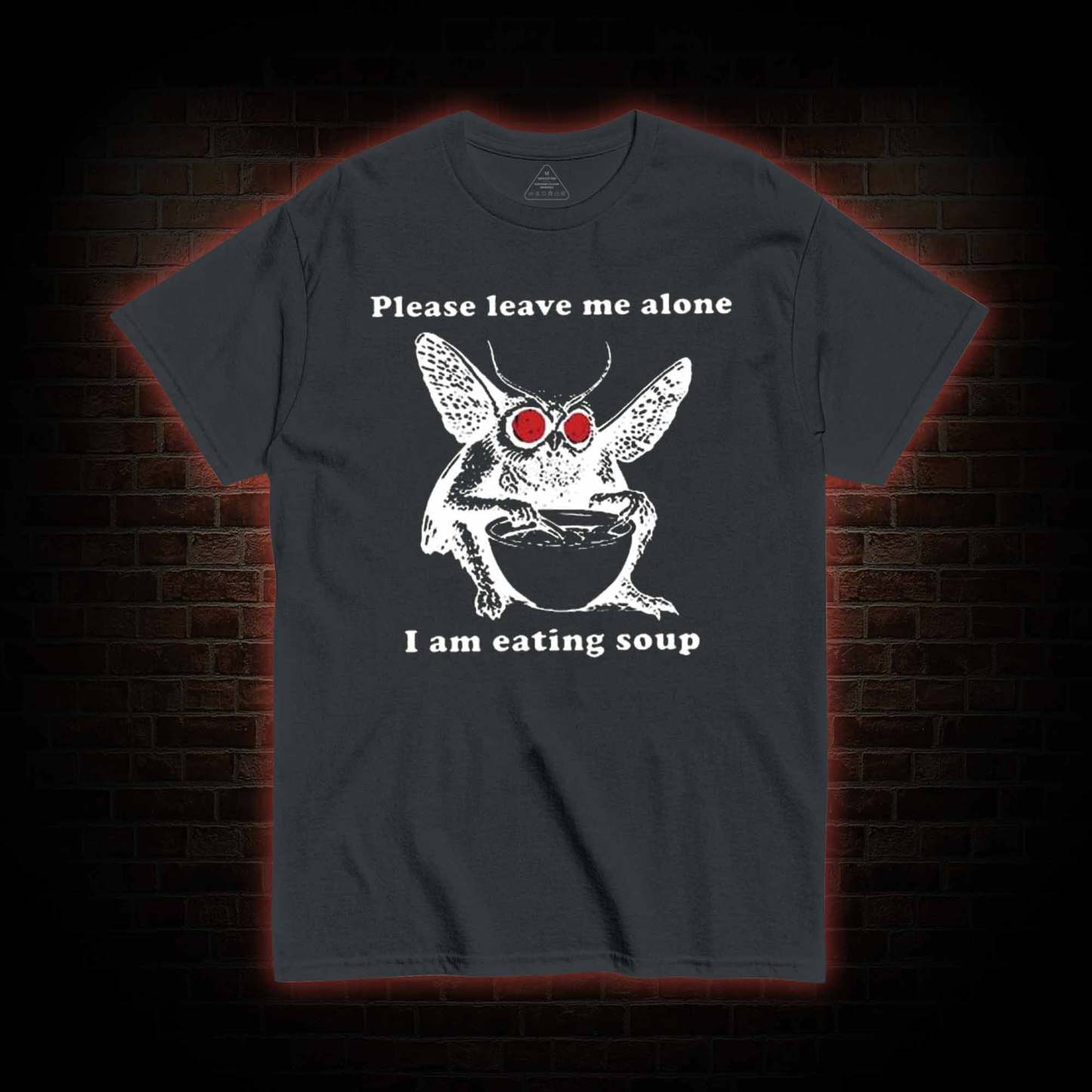 Mothman Eating Soup T-shirt 