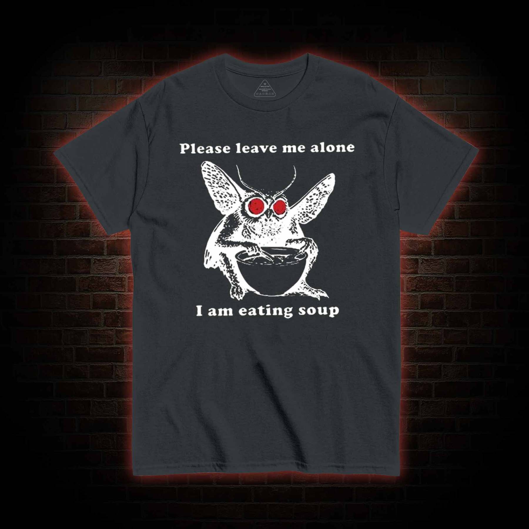 Mothman Eating Soup T-shirt 