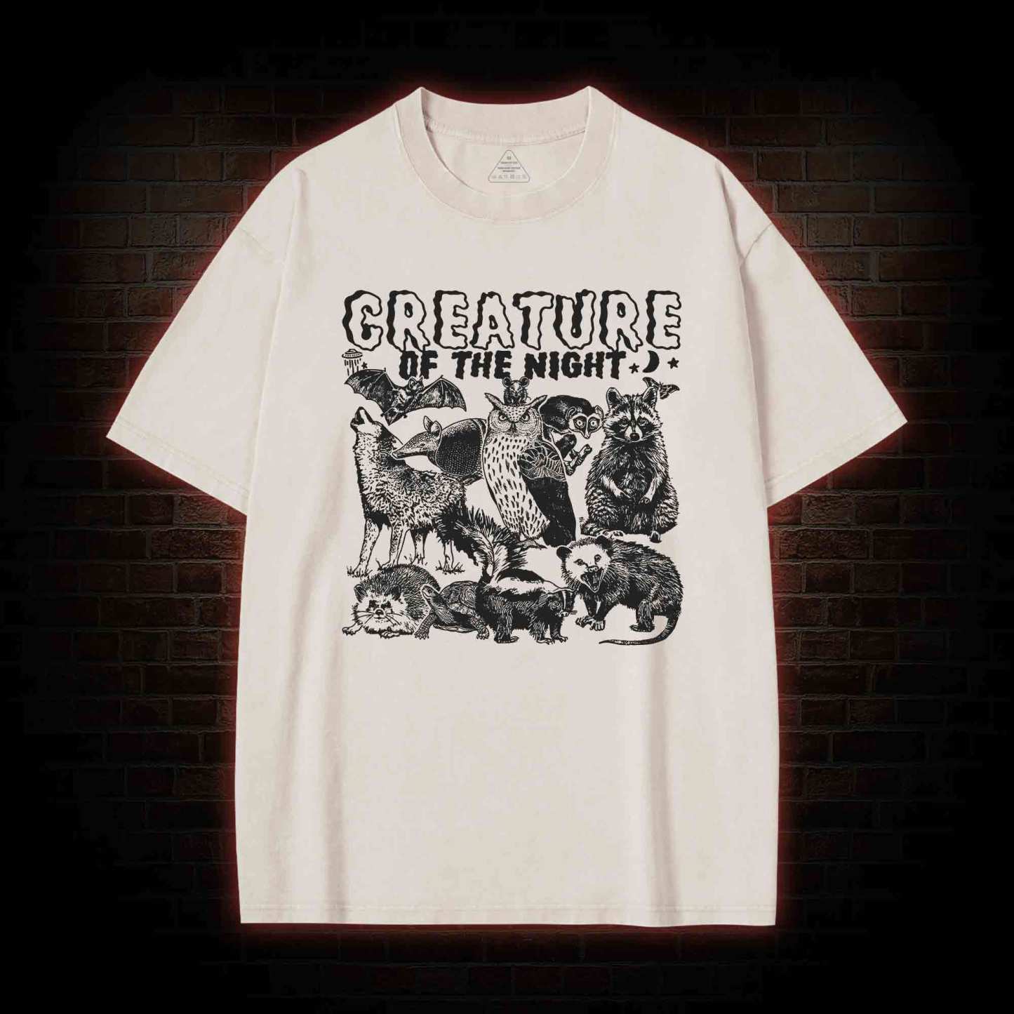 Creature of the Night Washed T-shirt