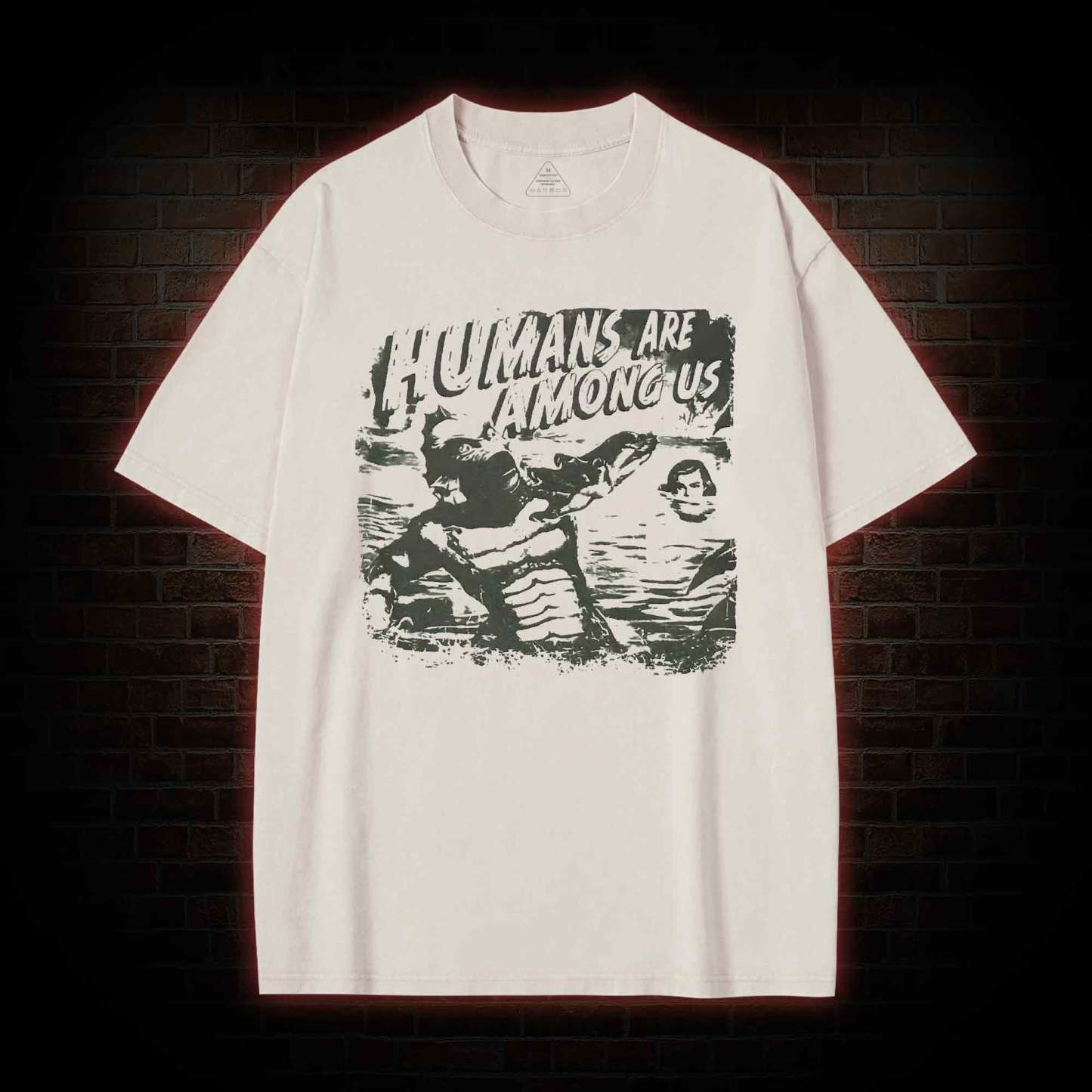 Humans are Among Us Washed T-shirt