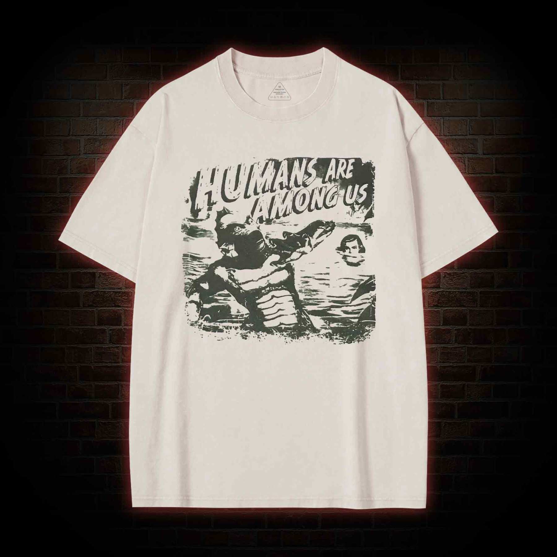 Humans are Among Us Washed T-shirt