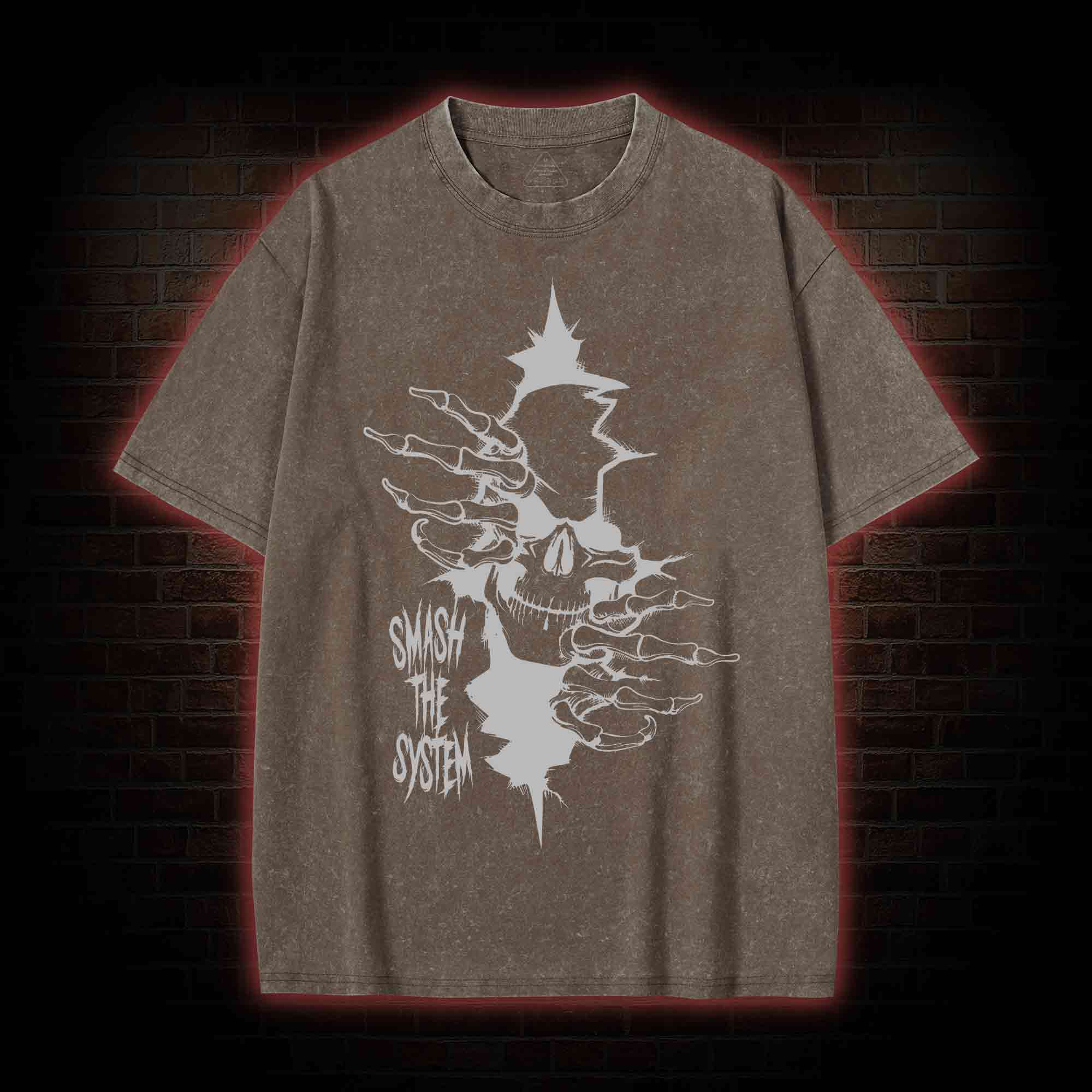 Smash the System Washed T-shirt