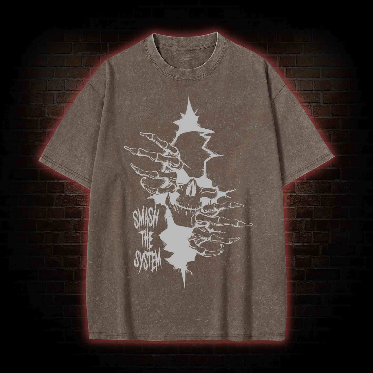 Smash the System Washed T-shirt