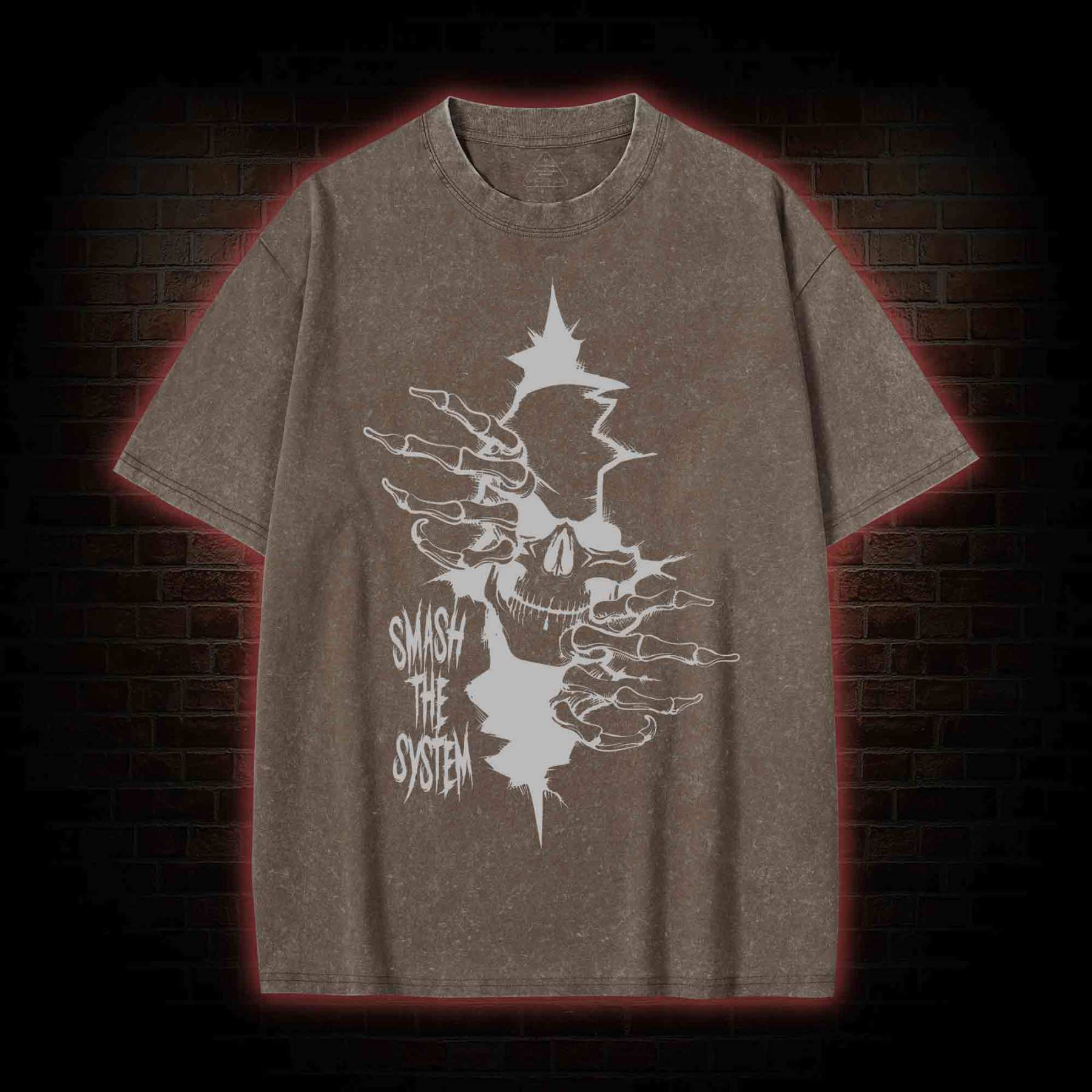 Smash the System Washed T-shirt