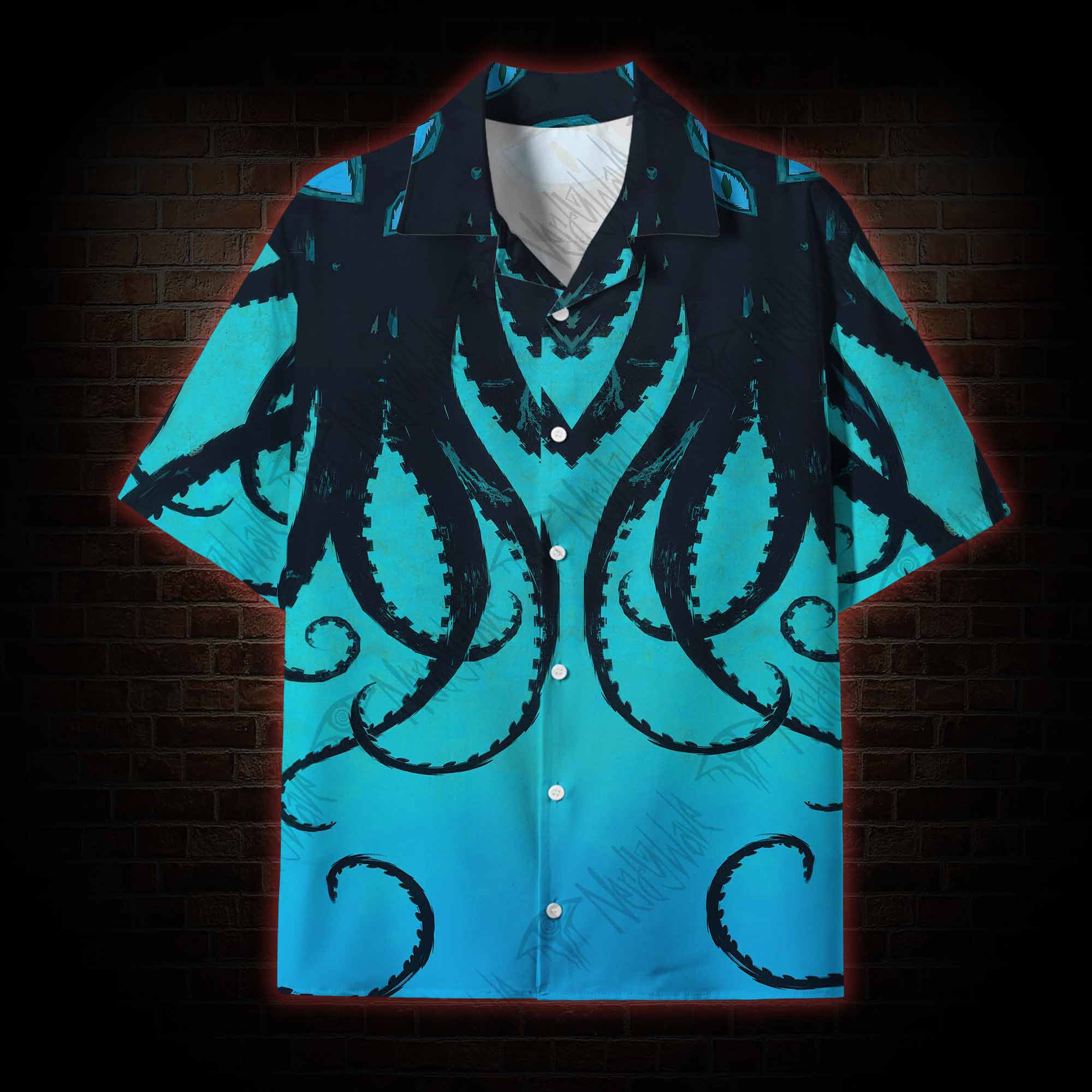 Cthulhu Tentacles Lightweight Hawaiian Shirt