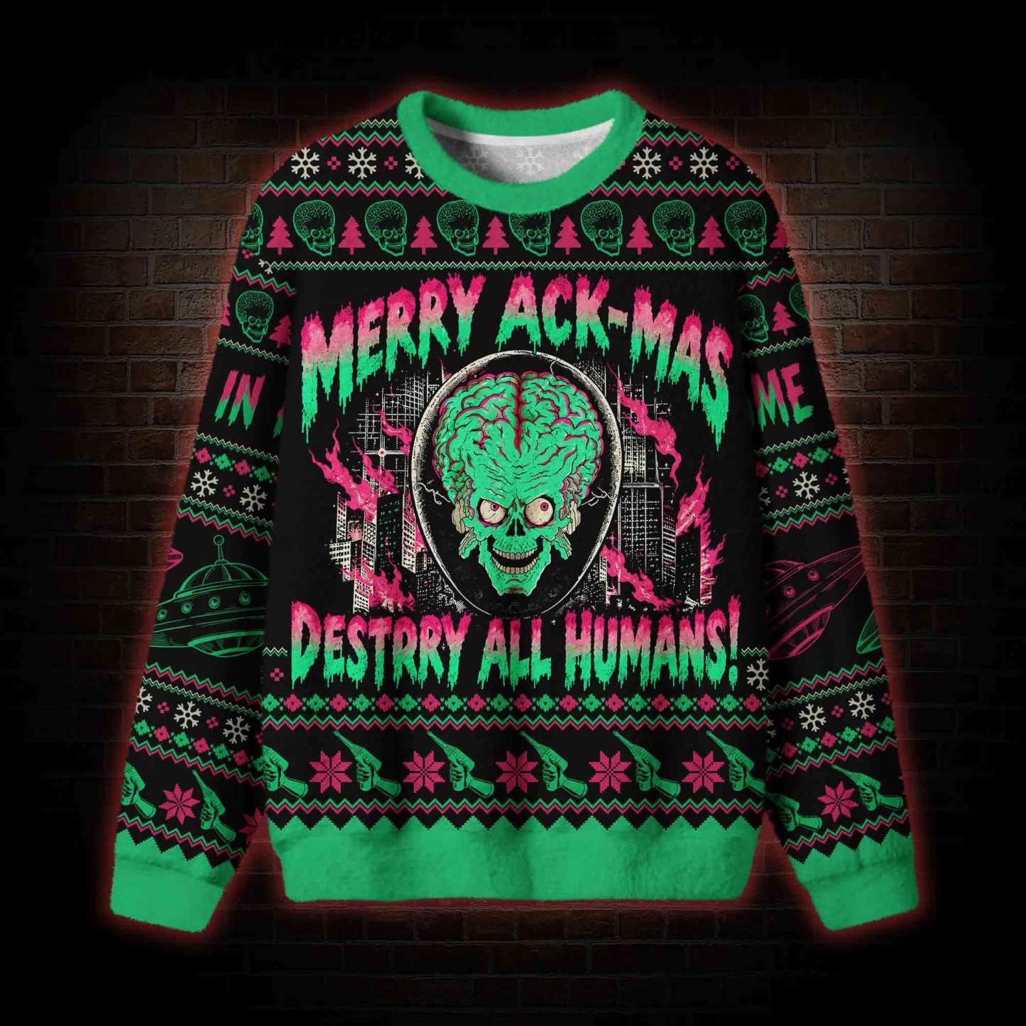 Merry Ack-Mas Ugly Sweatshirts