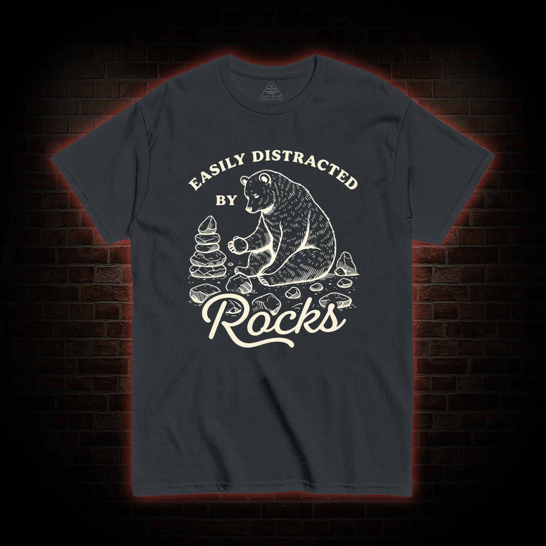 Easily Distracted by Rocks T-shirt