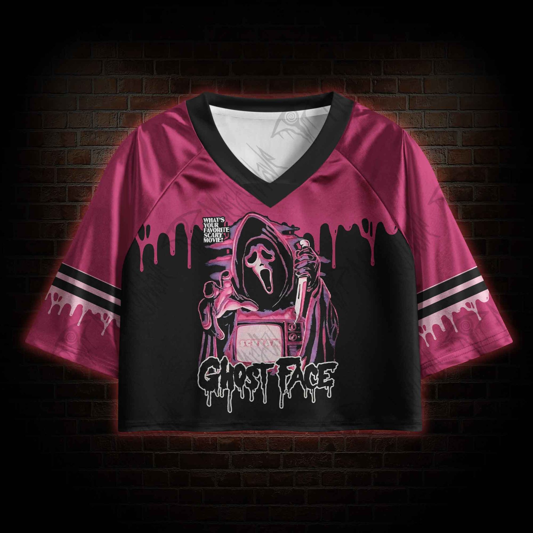 Call Me Crop Sports Jersey