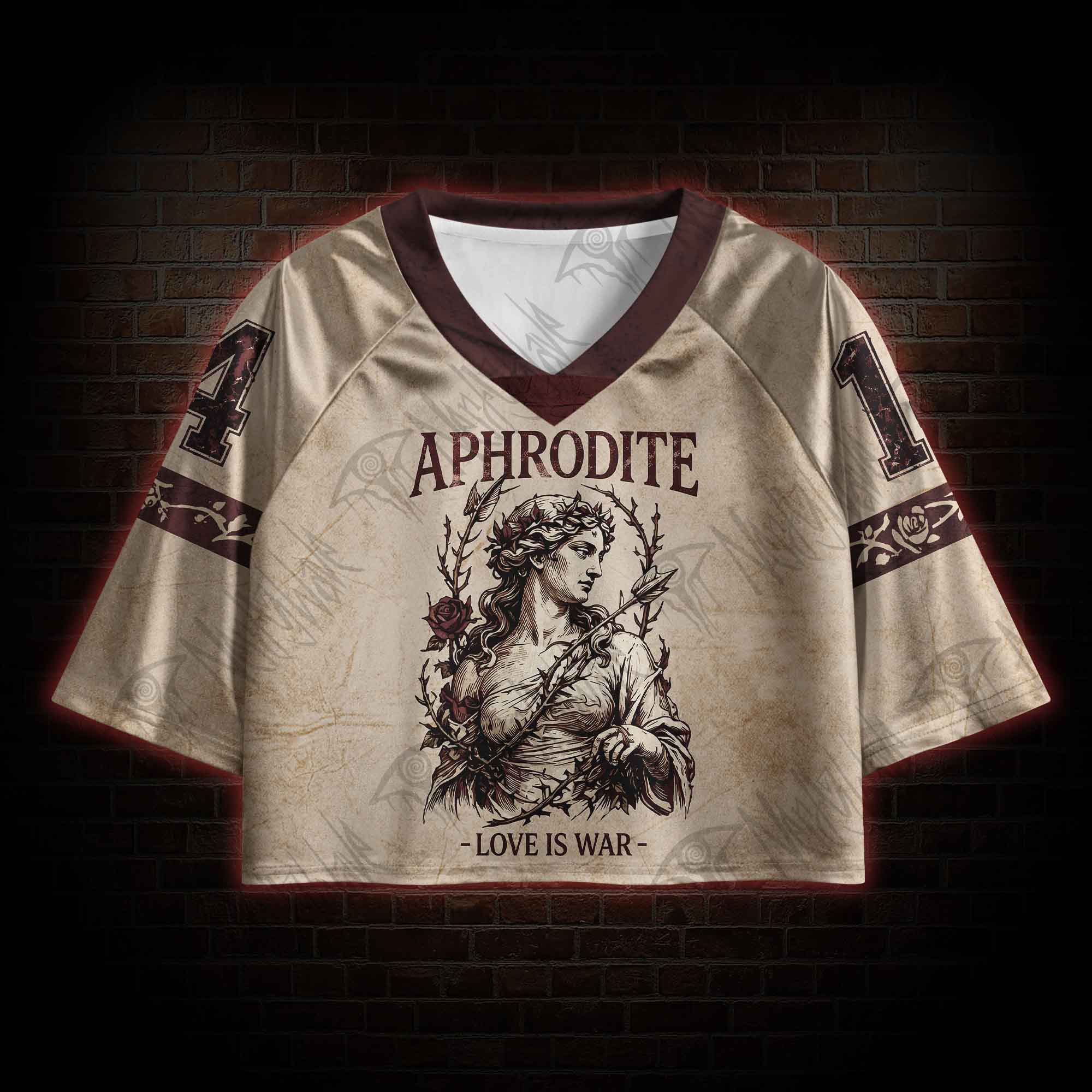 Love is War Crop Sports Jersey