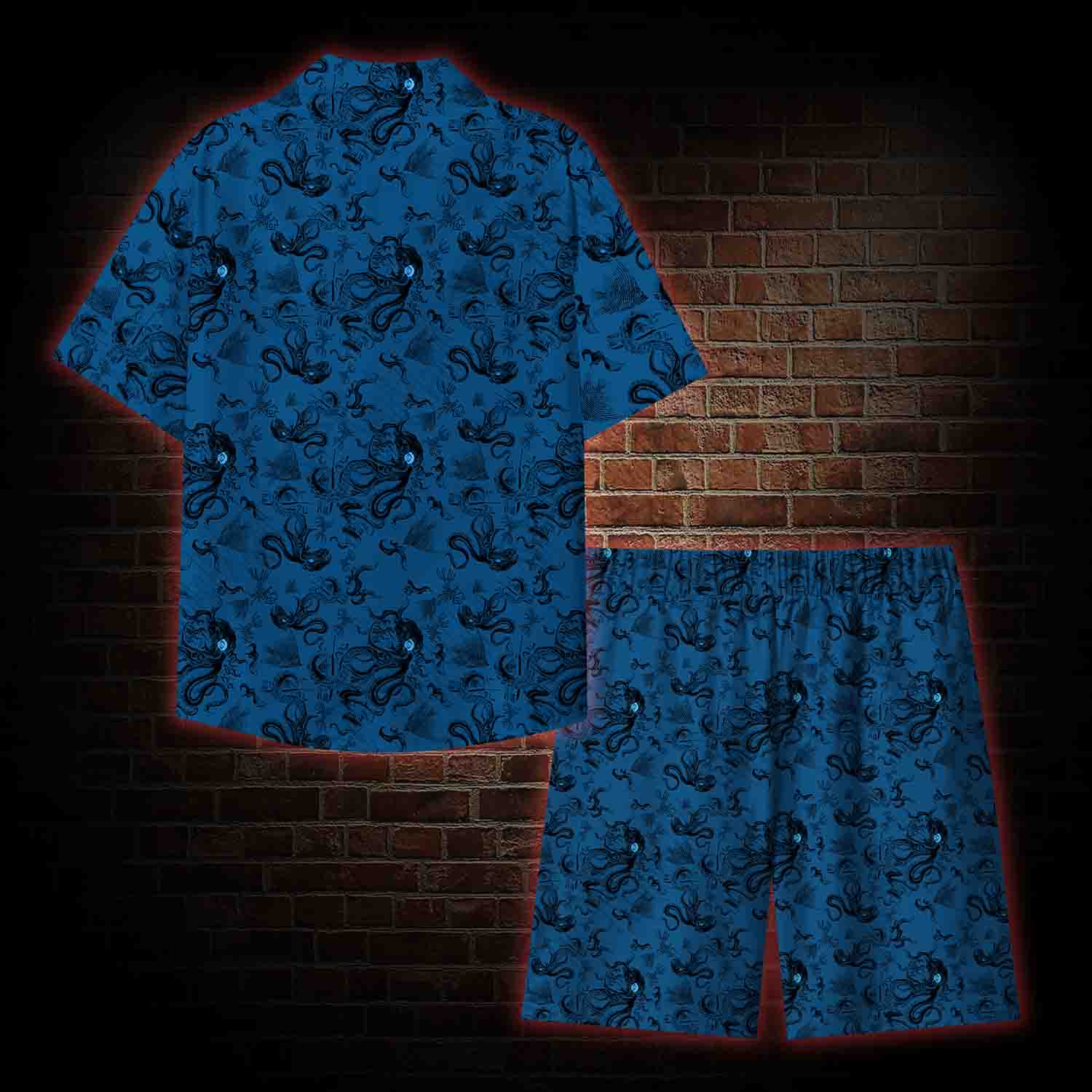 Deep Sea Monster Lightweight Hawaiian Shirt
