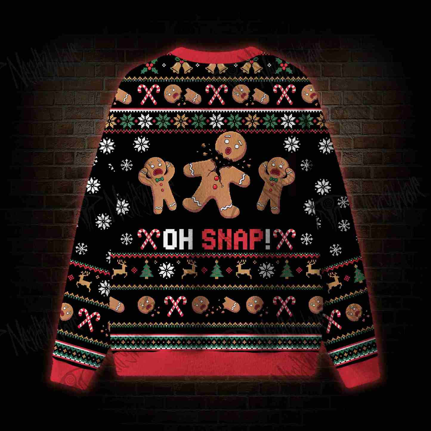 Oh Snappin Gingerbread Ugly Sweatshirts